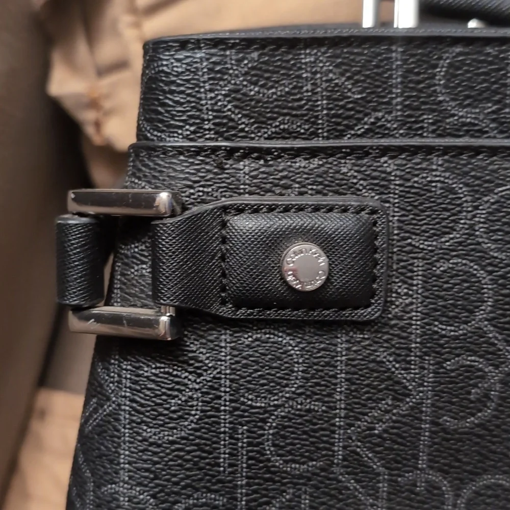Calvin Klein Satchel with Structured Design and Multiple Pockets - Picture 3 of 10